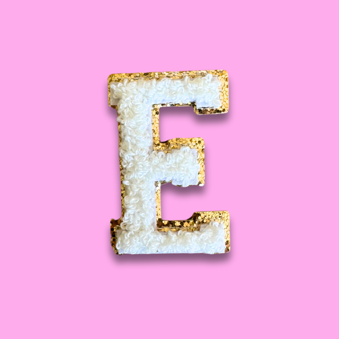 E - Letter Patch - Grace Rose