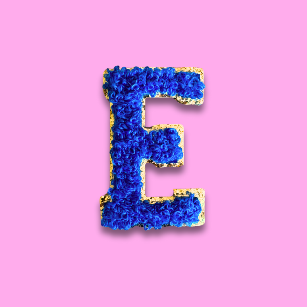 E - Letter Patch - Grace Rose