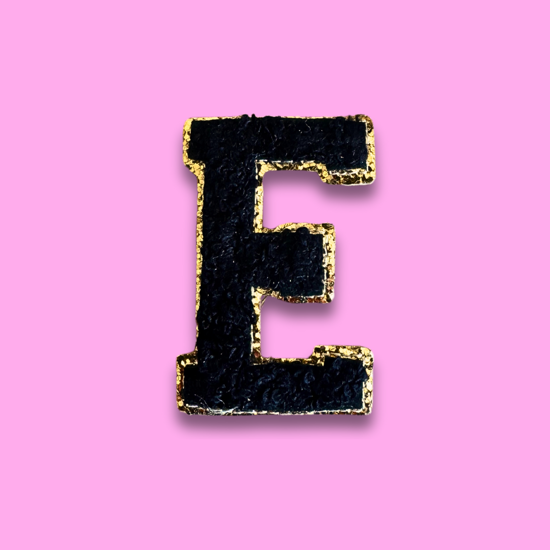 E - Letter Patch - Grace Rose