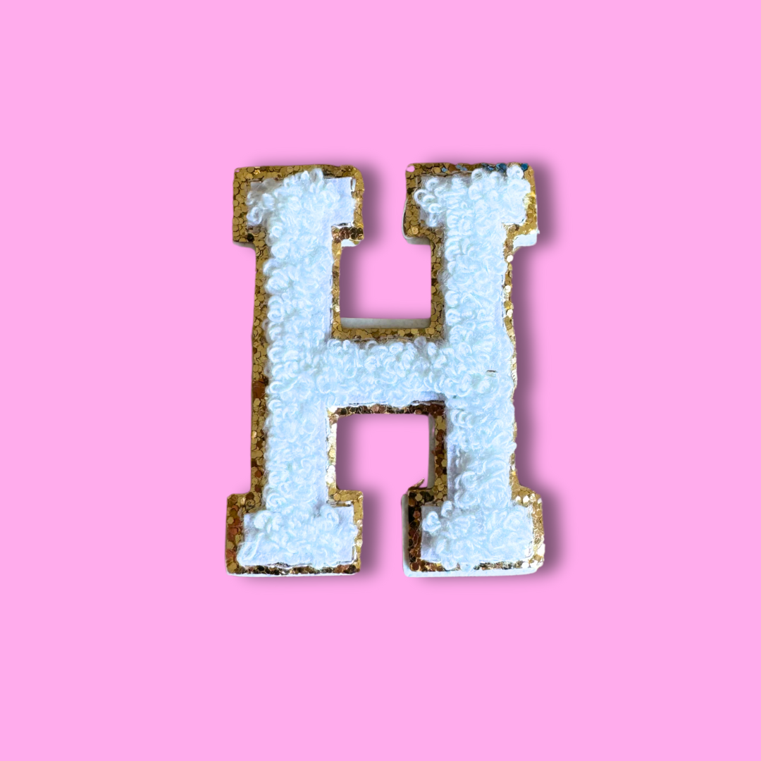 H - Letter Patch - Grace Rose