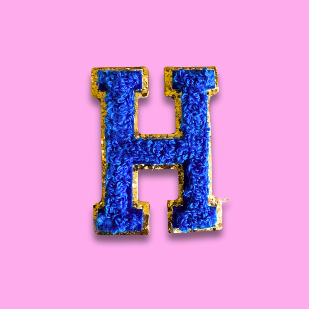 H - Letter Patch - Grace Rose