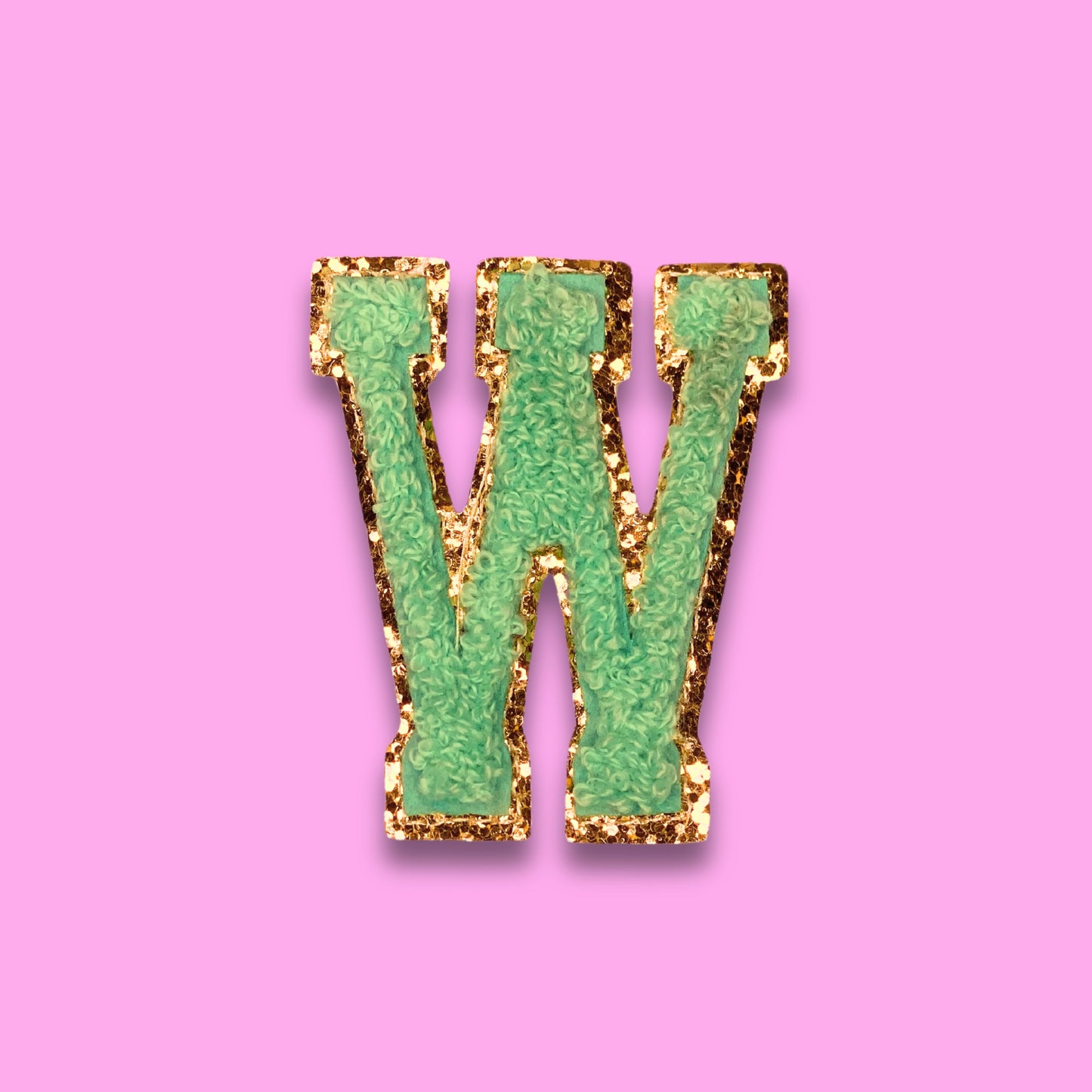 W - Letter Patch - Grace Rose