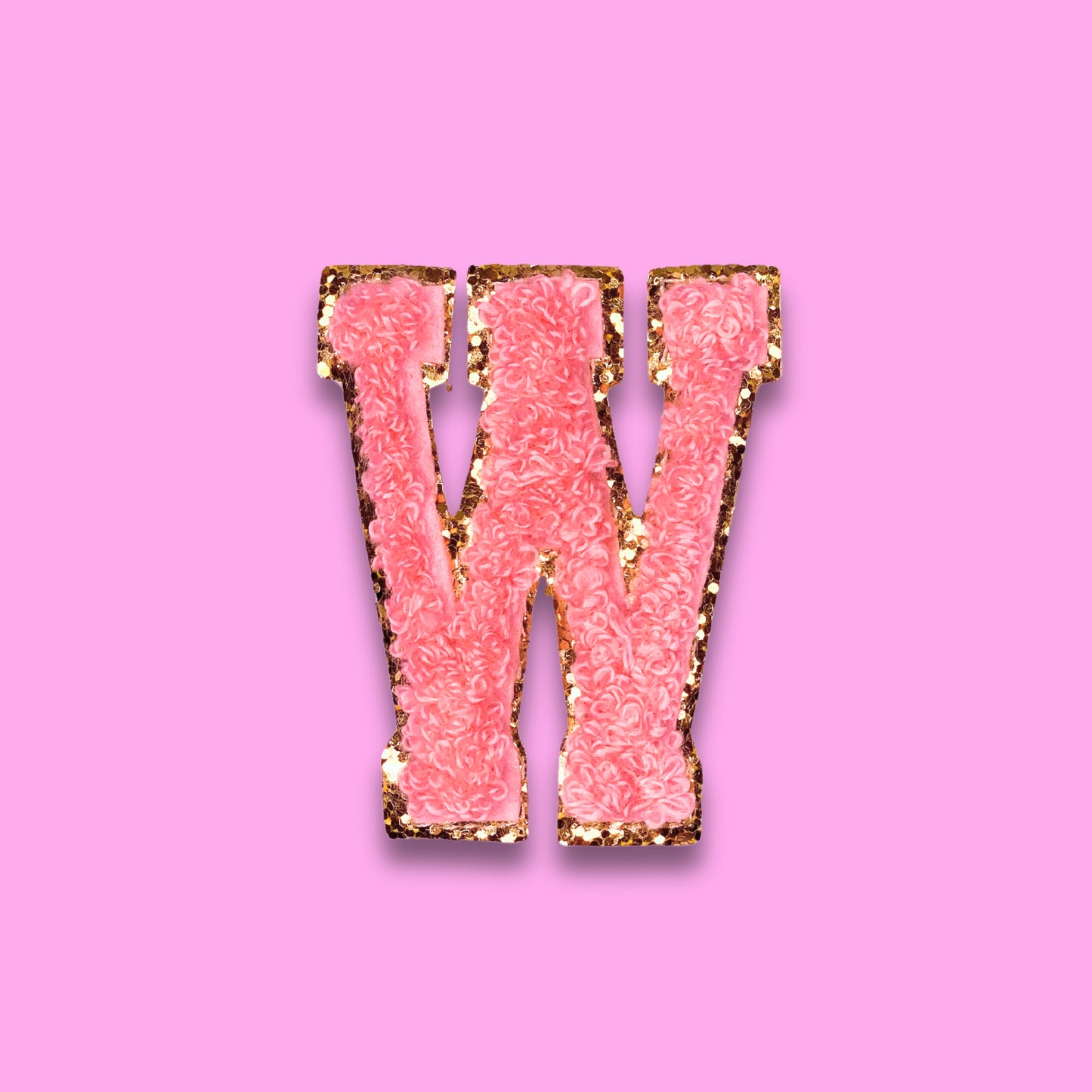 W - Letter Patch - Grace Rose