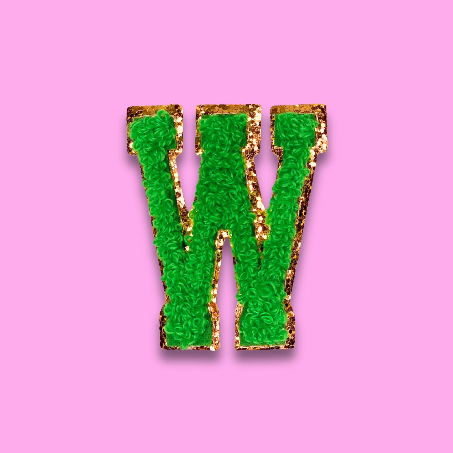 W - Letter Patch - Grace Rose