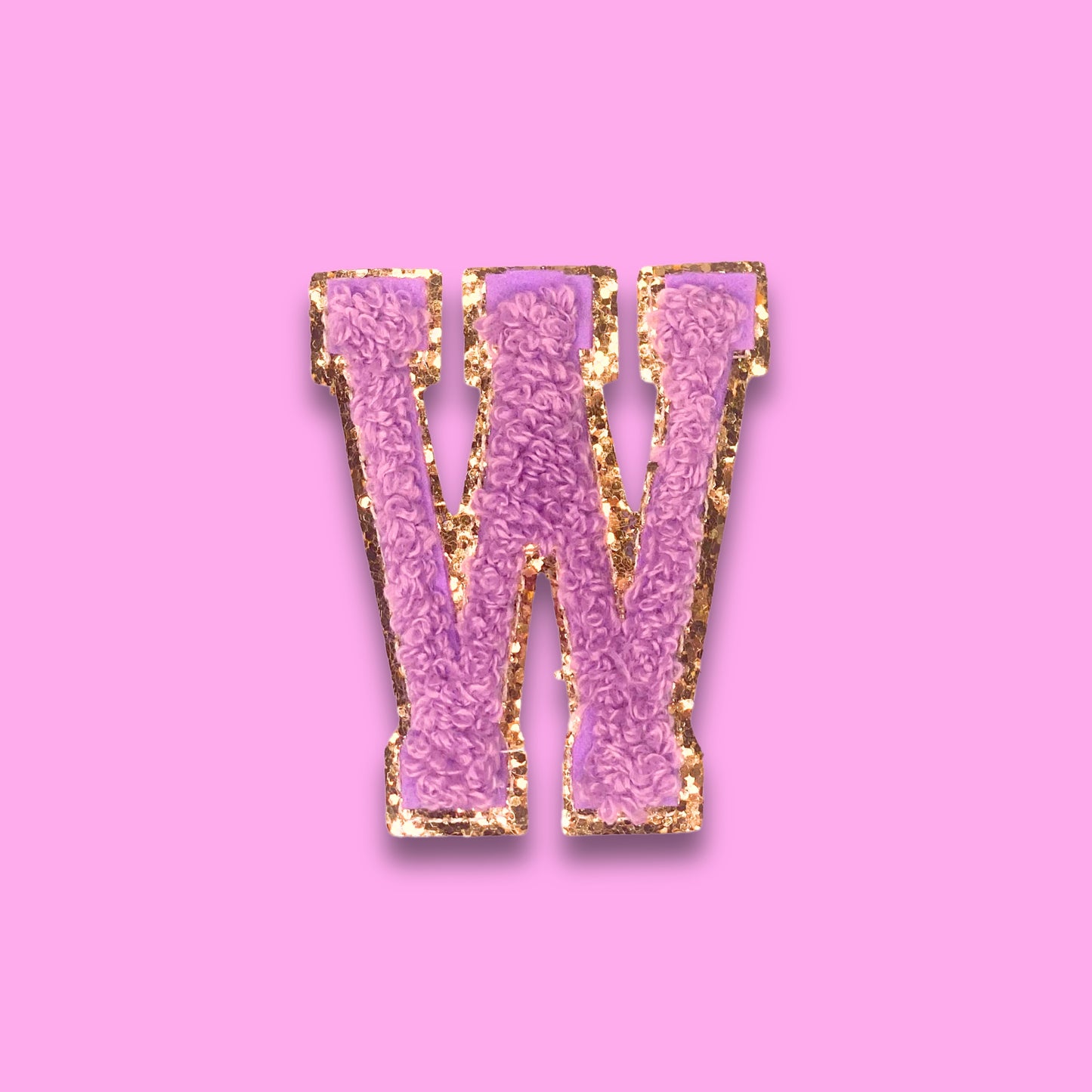 W - Letter Patch - Grace Rose