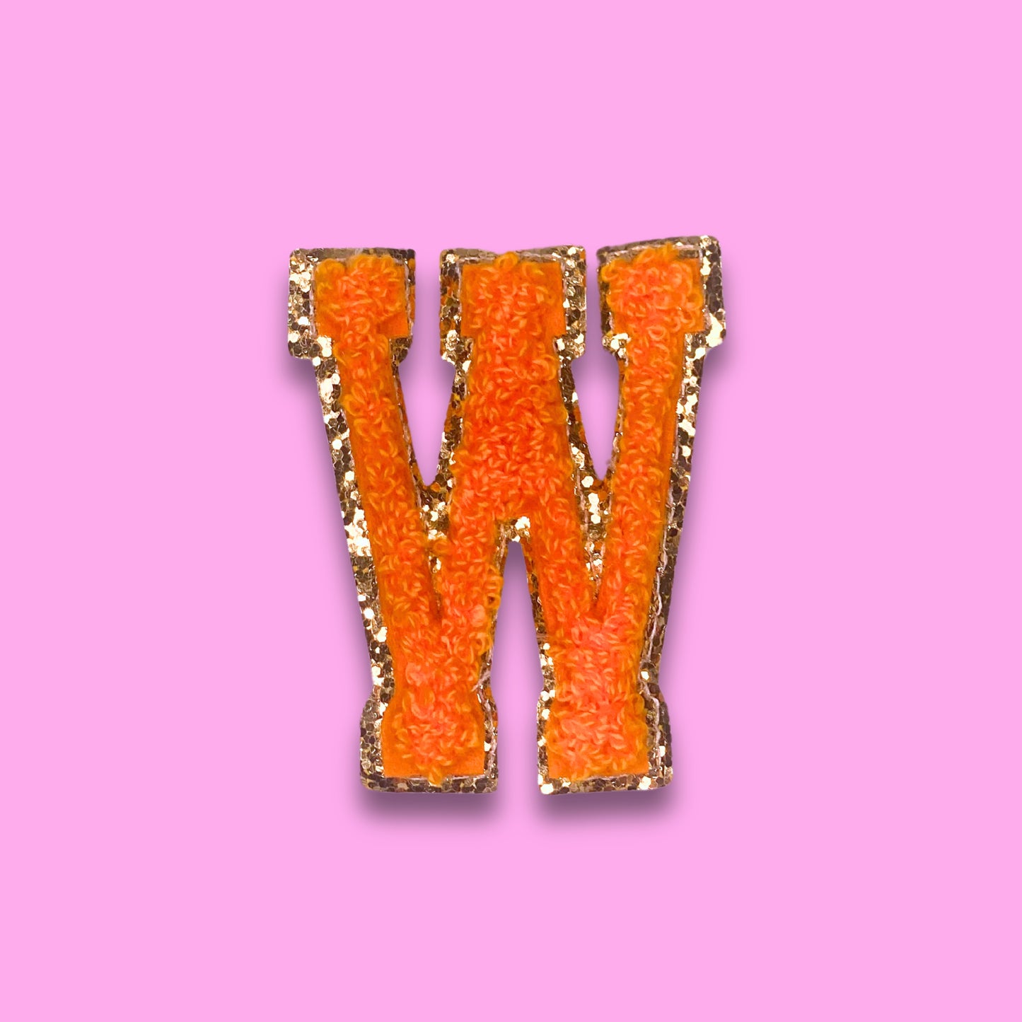 W - Letter Patch - Grace Rose
