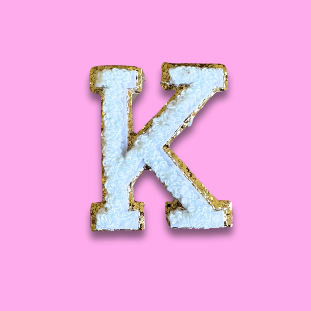 K - Letter Patch - Grace Rose