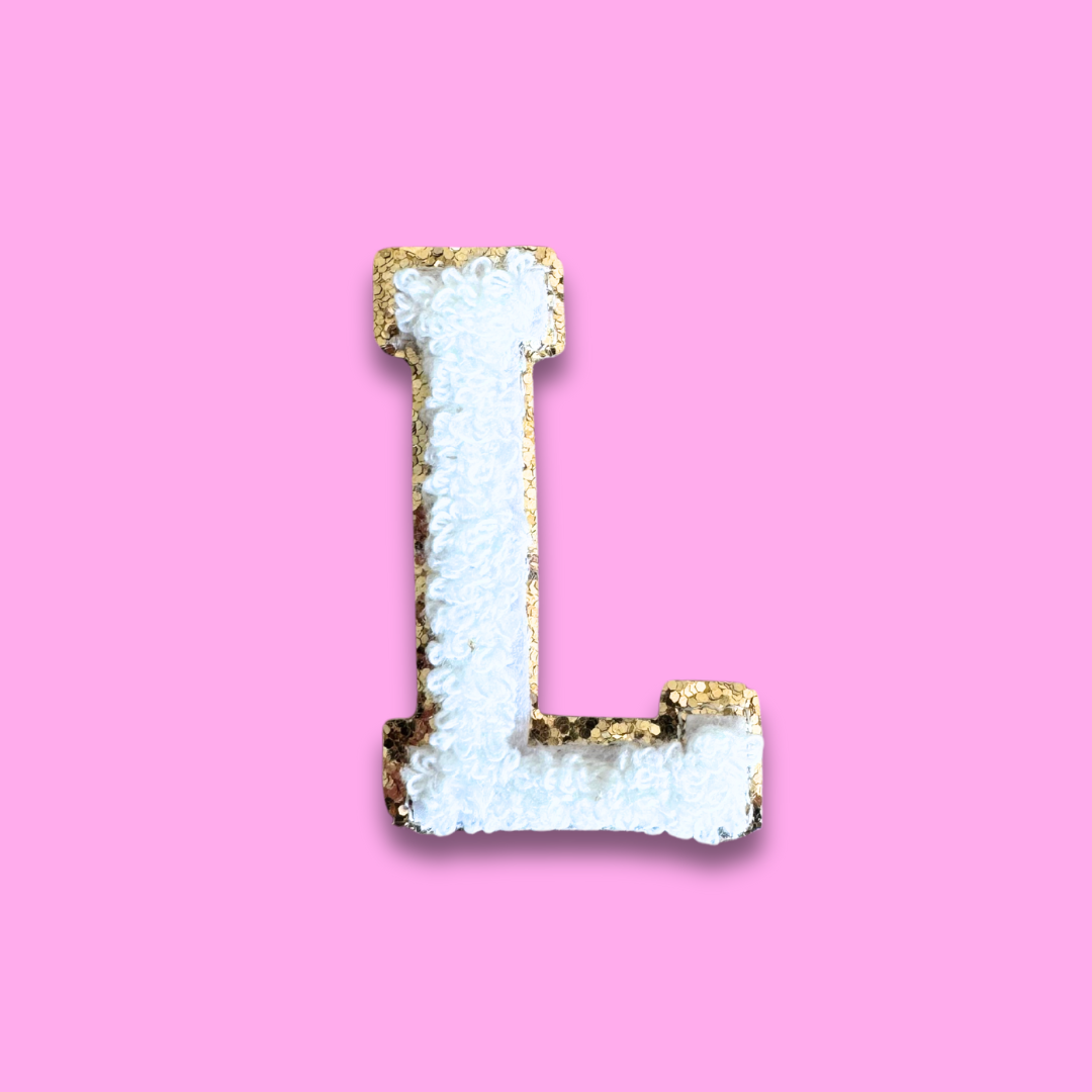 L - Letter Patch - Grace Rose