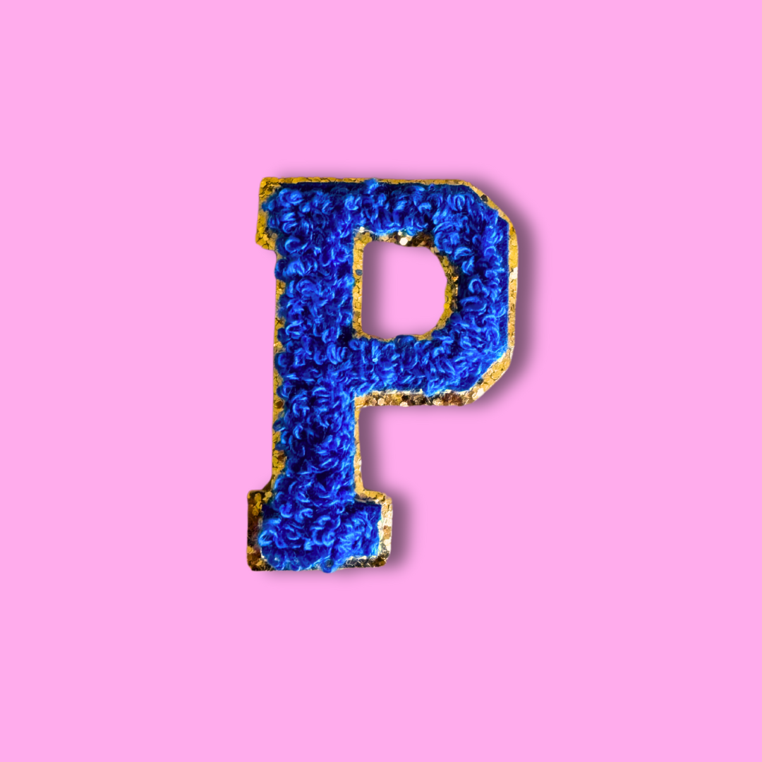 P - Letter Patch - Grace Rose