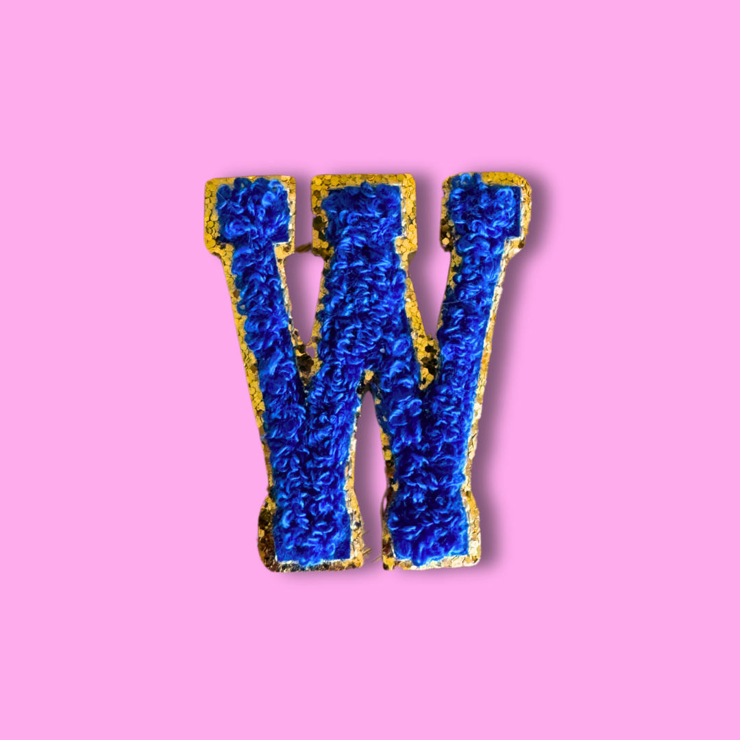 W - Letter Patch - Grace Rose