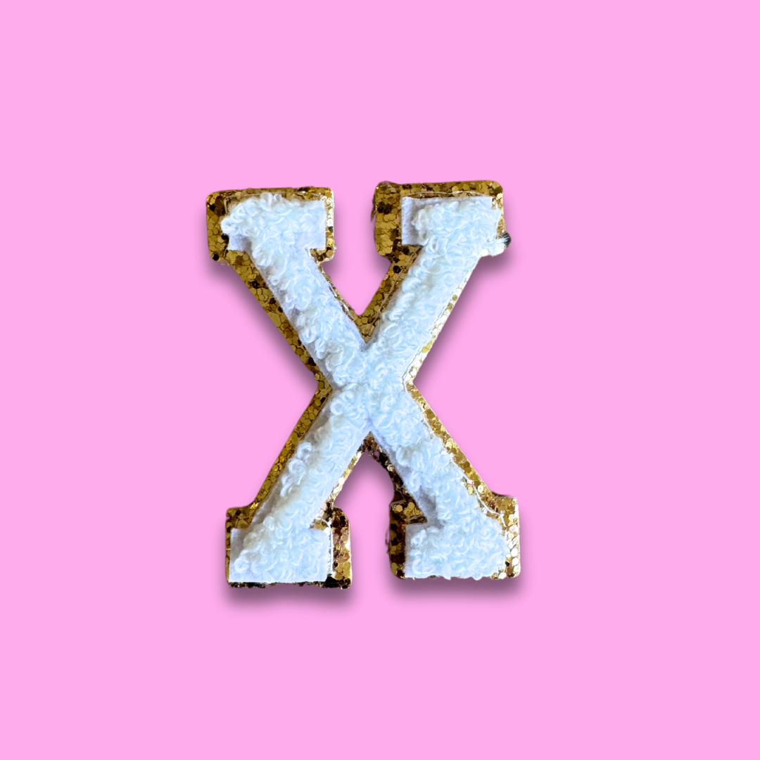 X - Letter Patch - Grace Rose