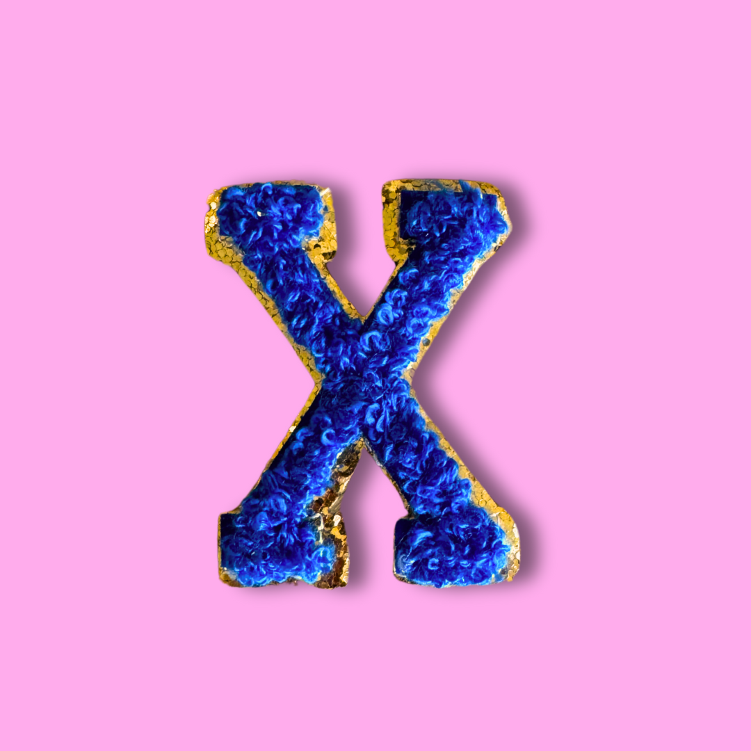 X - Letter Patch - Grace Rose