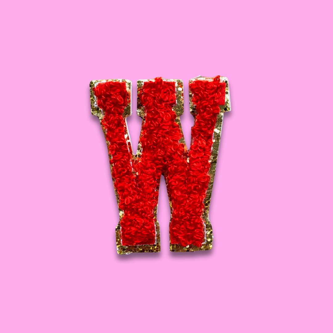 W - Letter Patch
