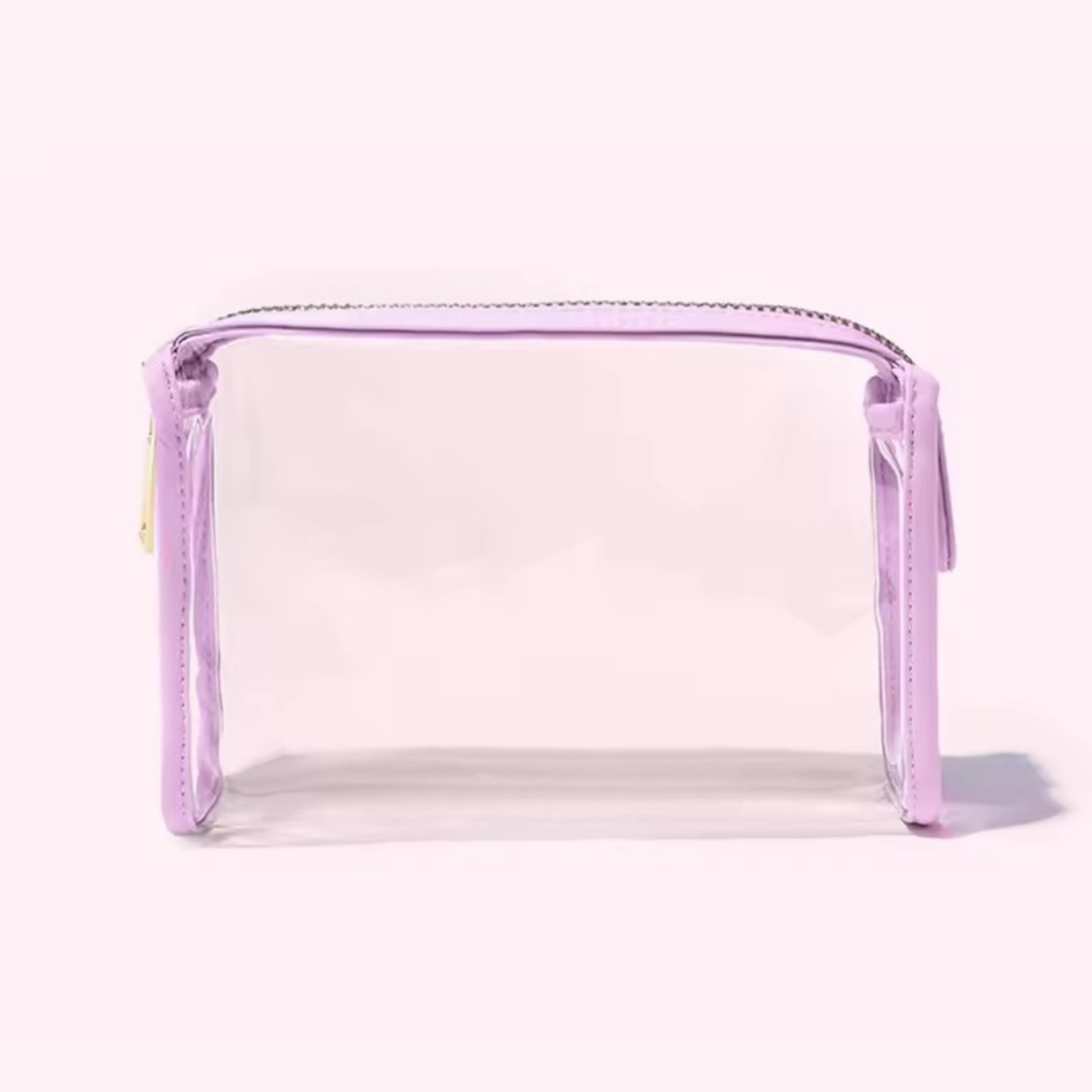 Cream Clear Beauty Bag