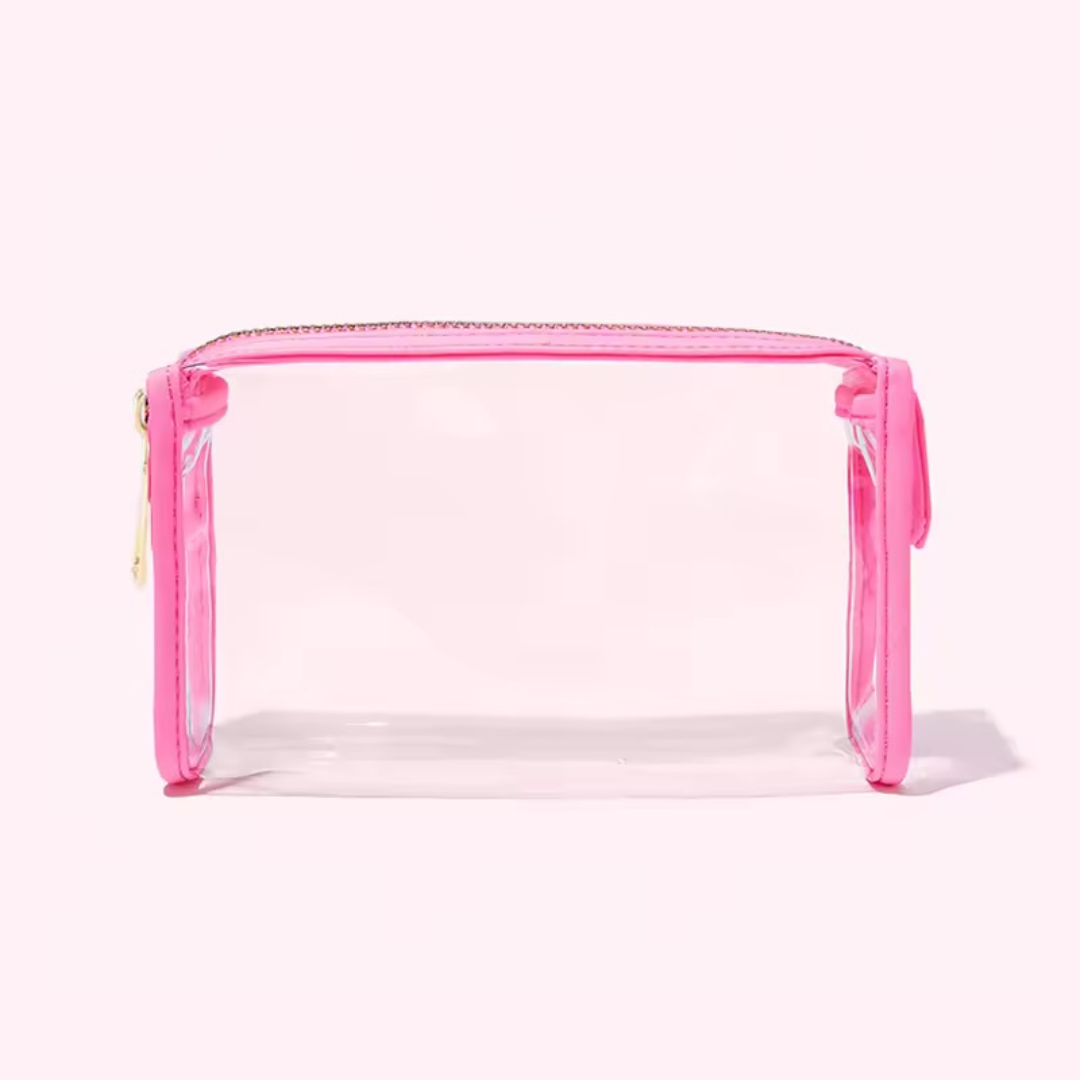 Cream Clear Beauty Bag