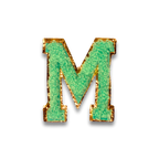 M - Letter Patch