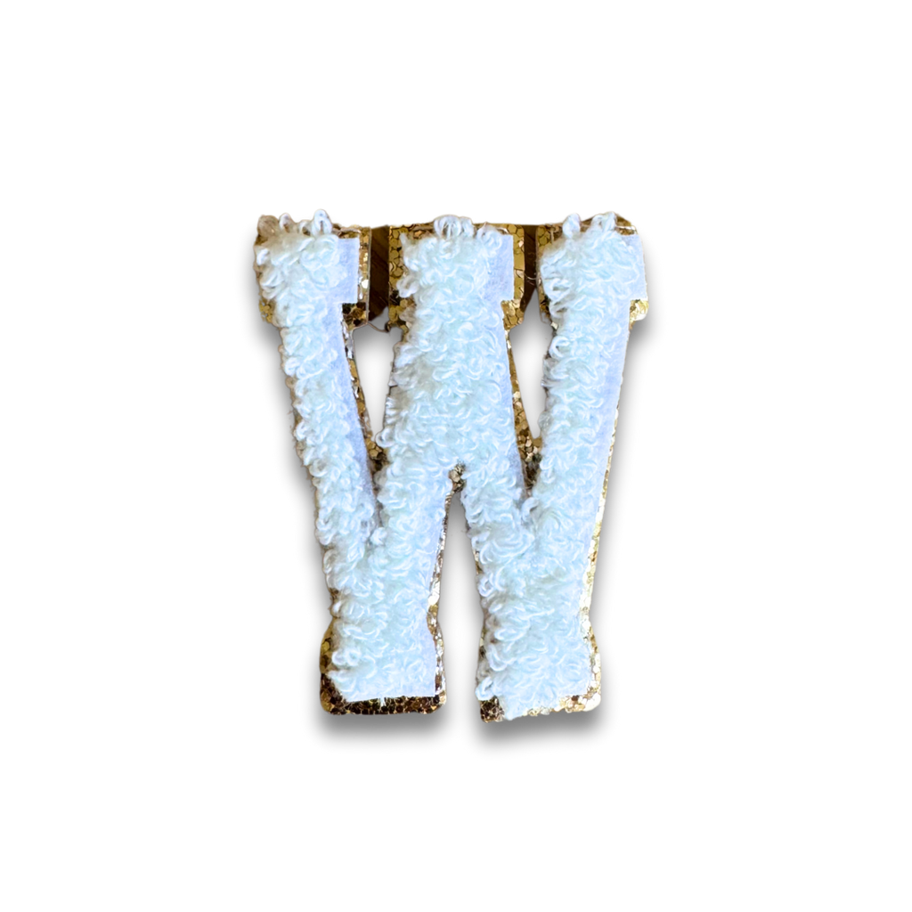 W - Letter Patch