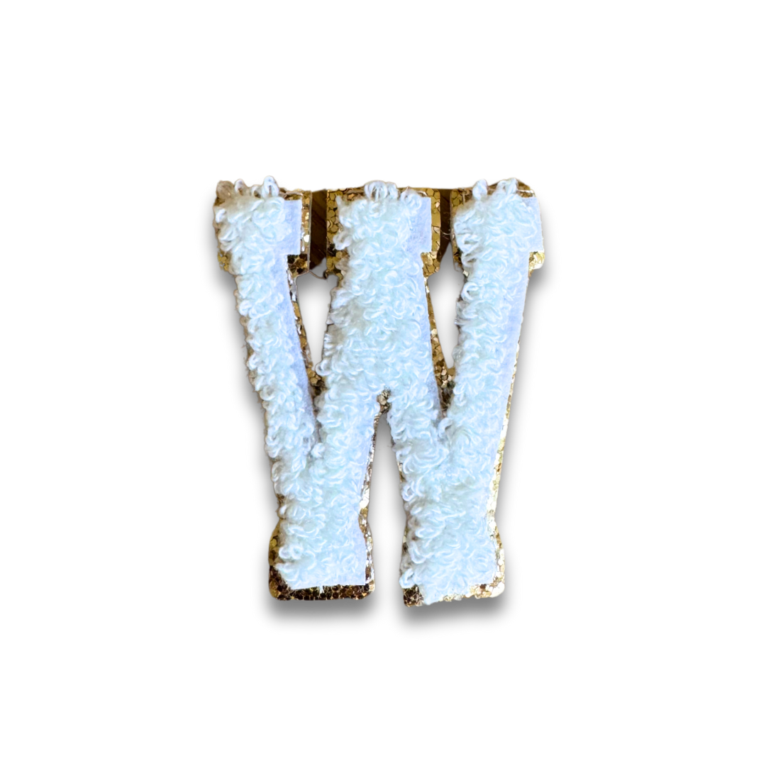 W - Letter Patch