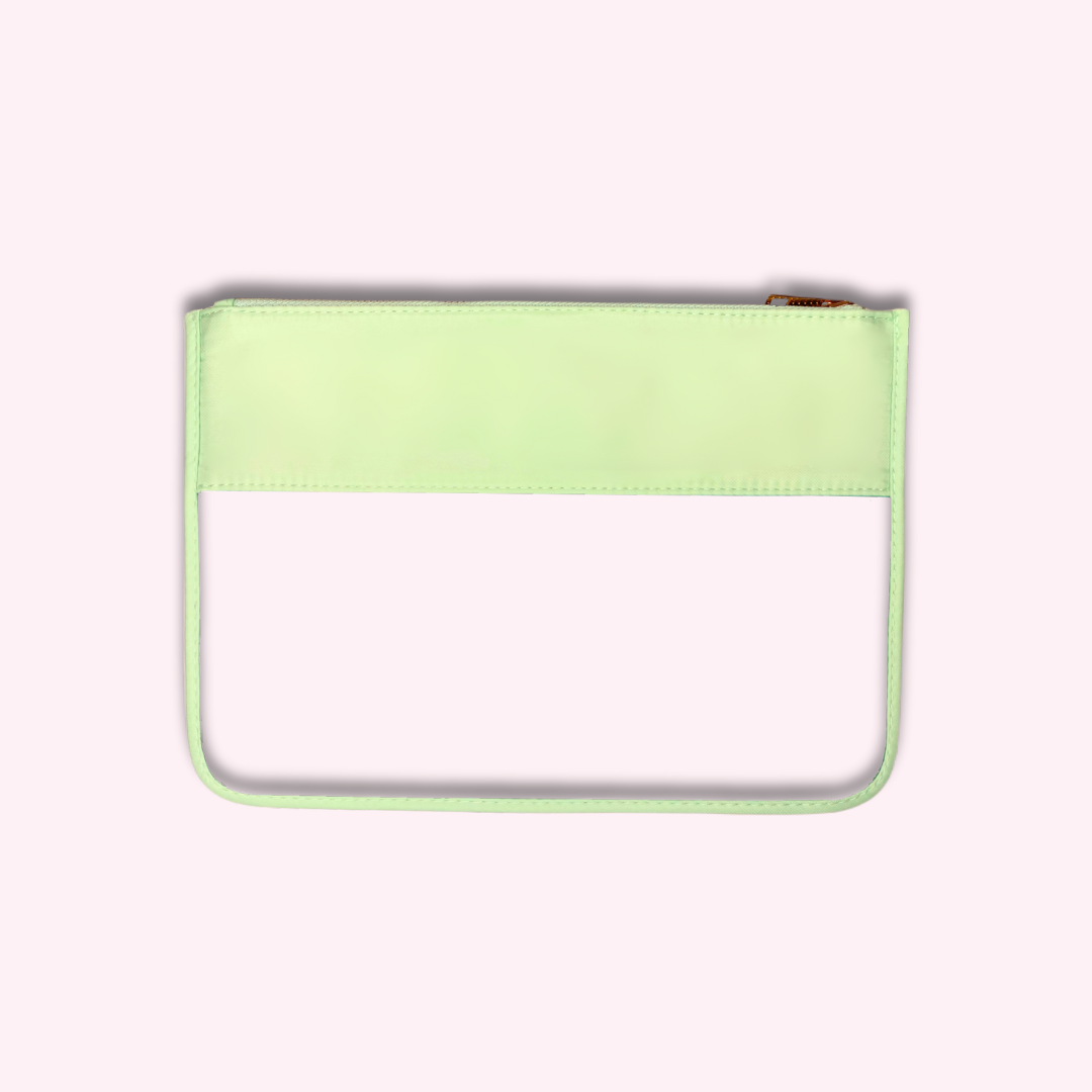 Mint Clear Front Pouch
