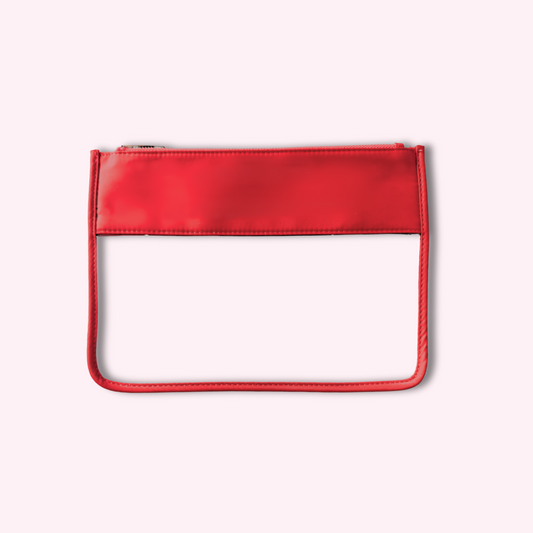 Ruby Clear Front Pouch