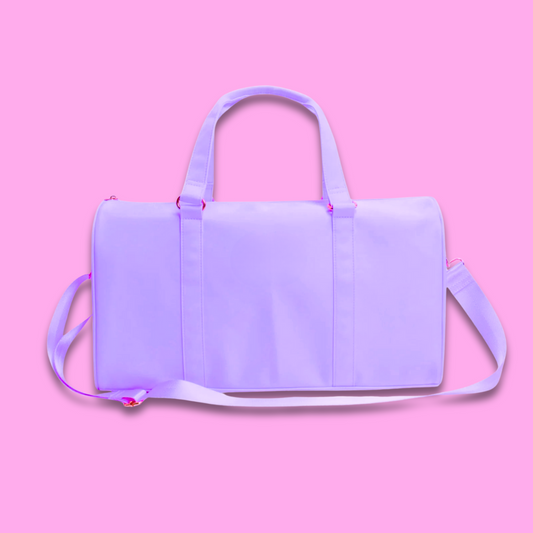 Lavender Duffle Bag