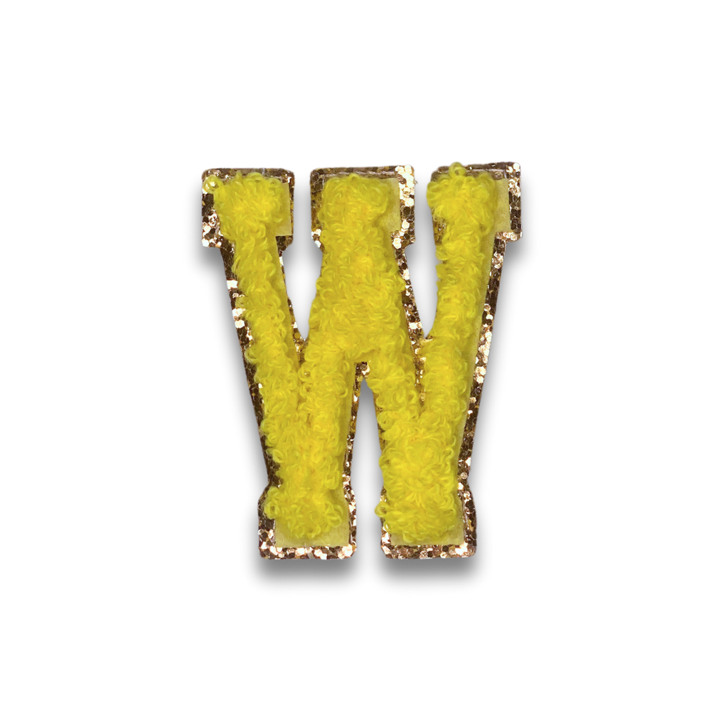 W - Letter Patch