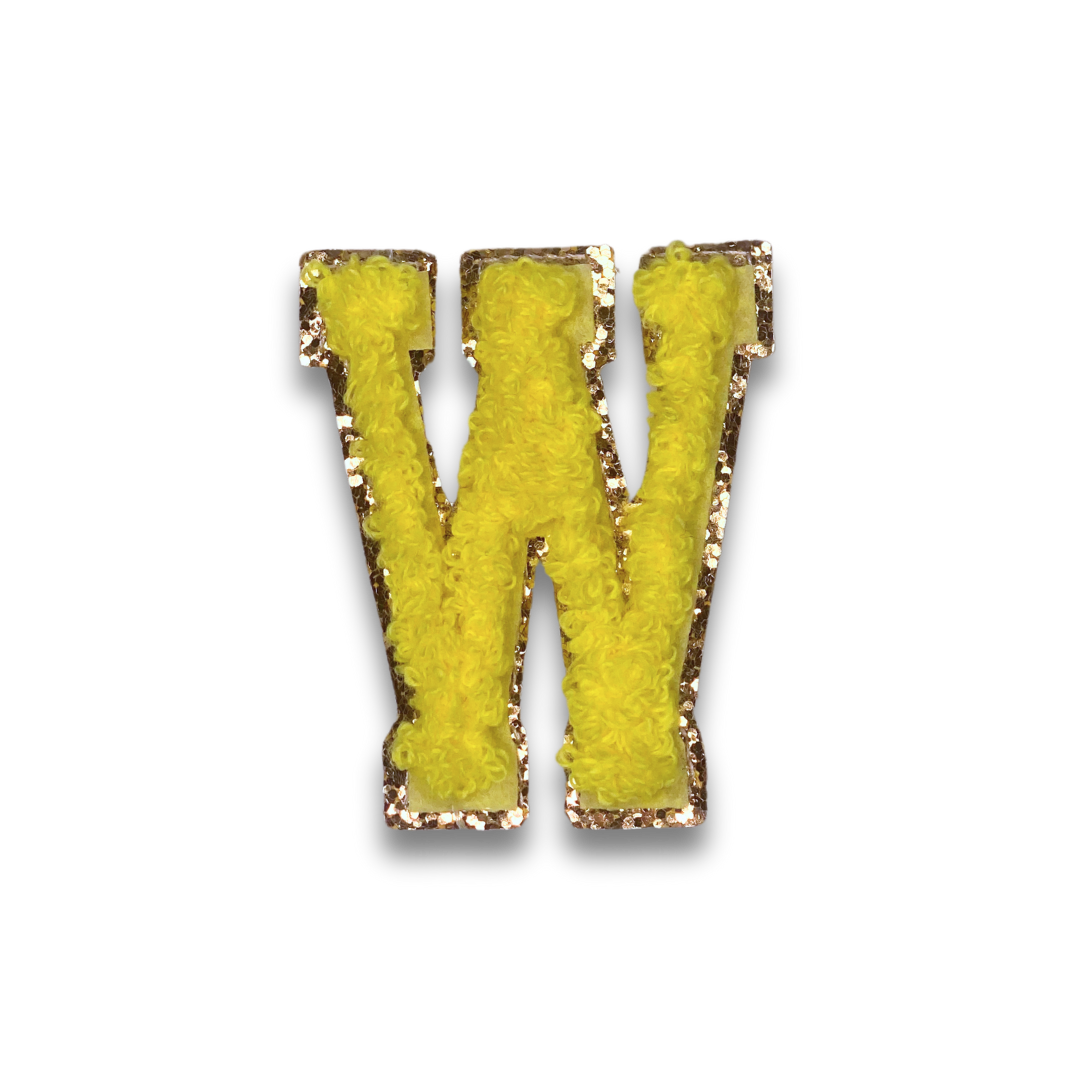 W - Letter Patch