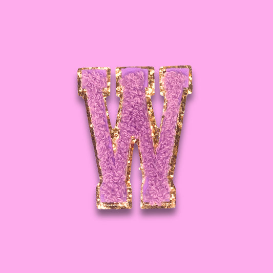 W - Letter Patch