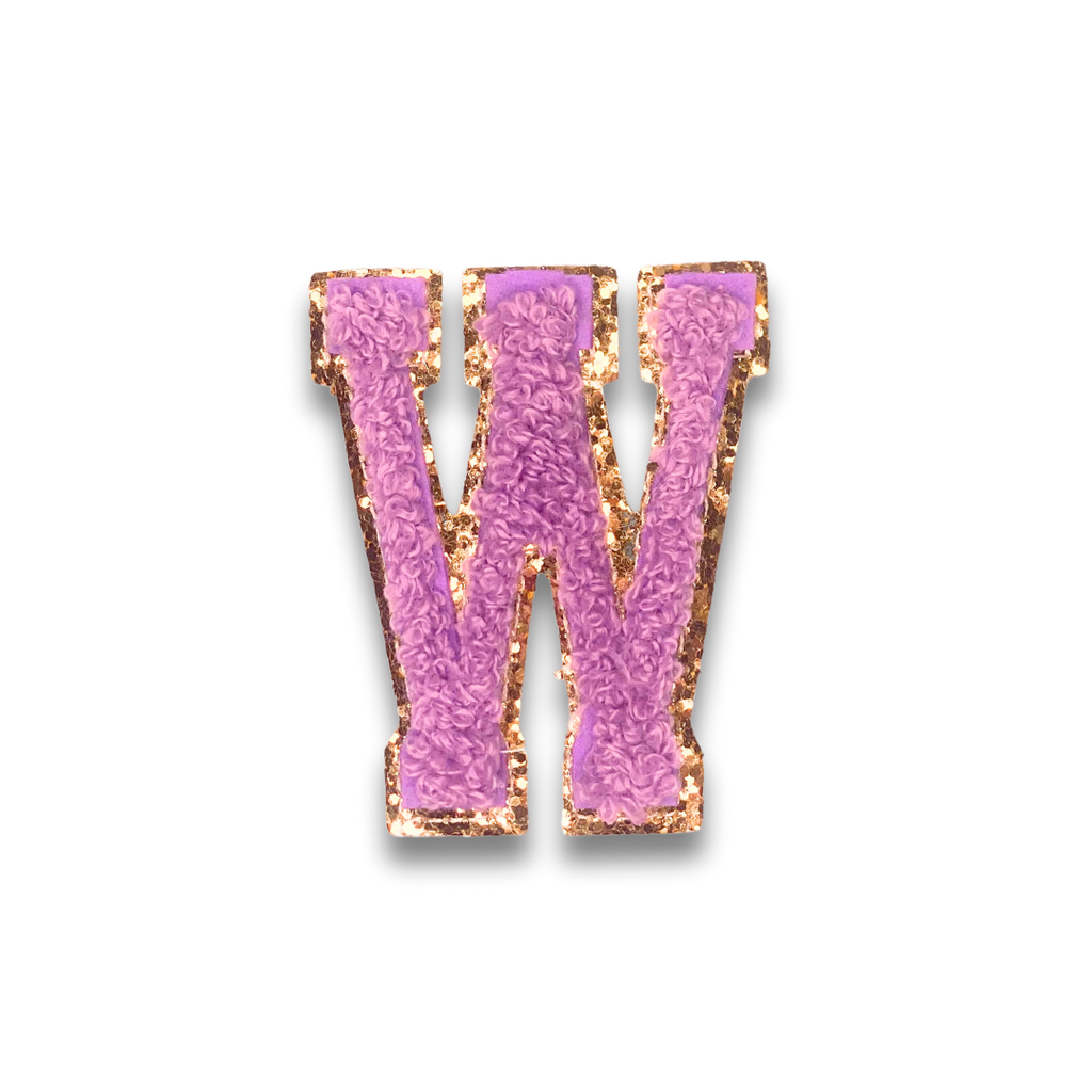 W - Letter Patch