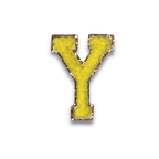Y - Letter Patch