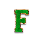 F - Letter Patch