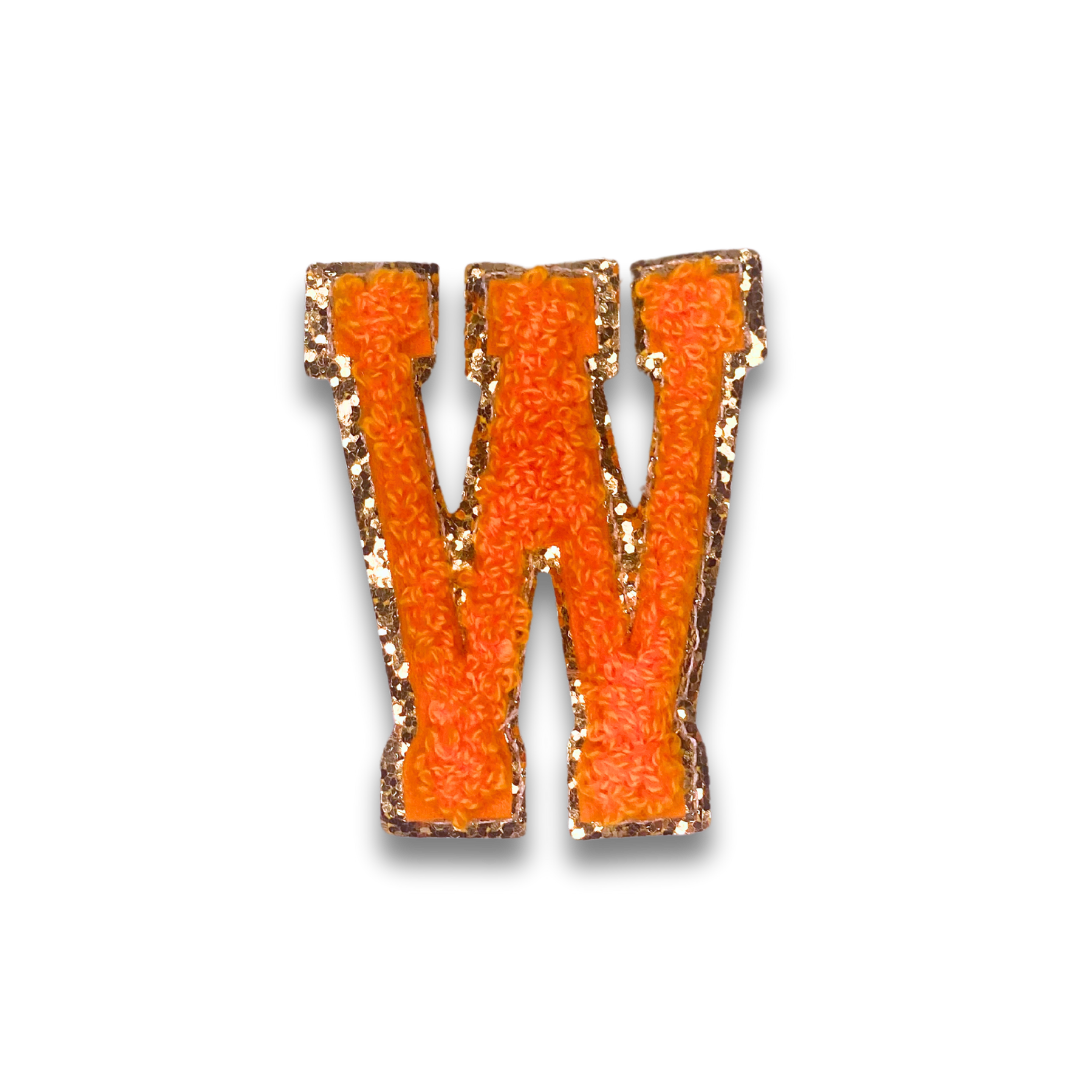 W - Letter Patch