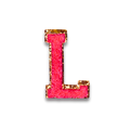 L - Letter Patch