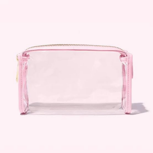 Cotton Candy Clear Beauty Bag