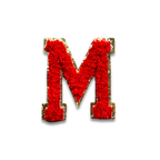 M - Letter Patch