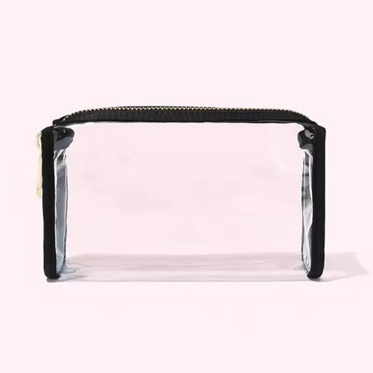 Black Clear Beauty Bag