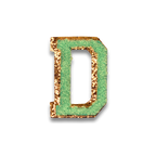 D - Letter Patch