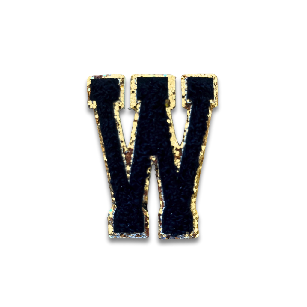 W - Letter Patch