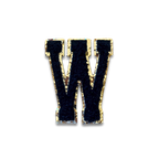 W - Letter Patch
