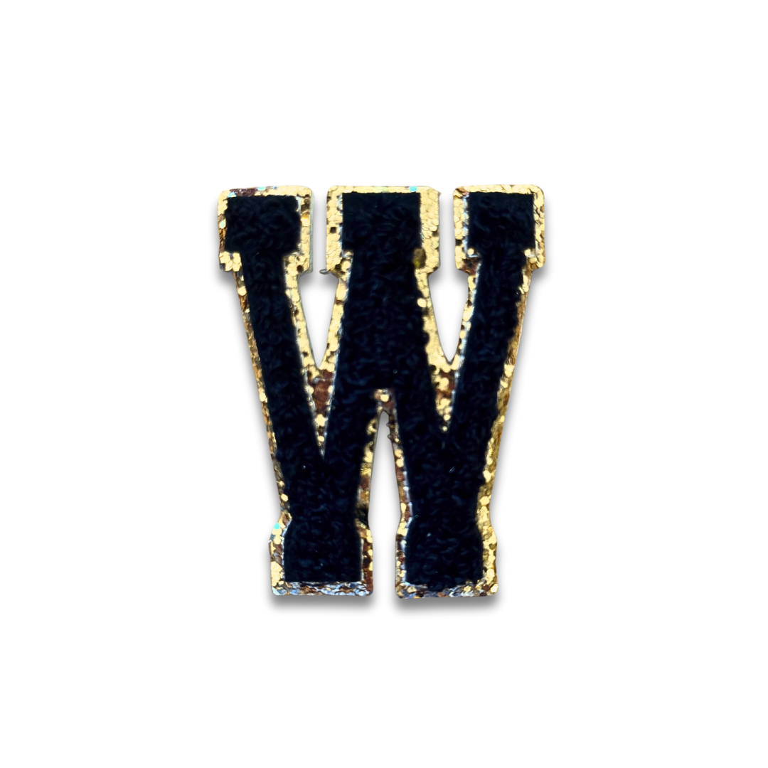 W - Letter Patch