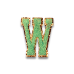 W - Letter Patch