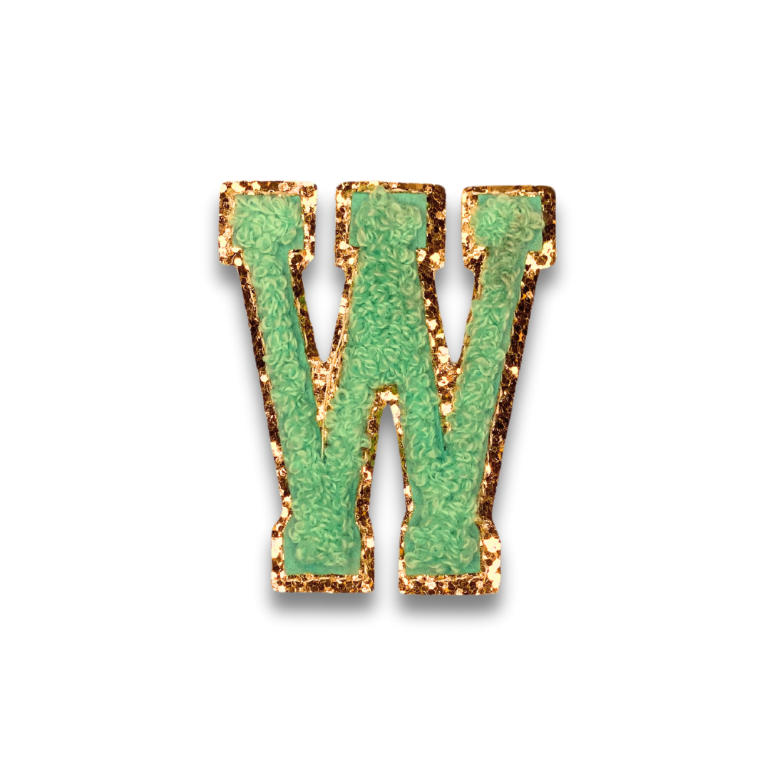 W - Letter Patch