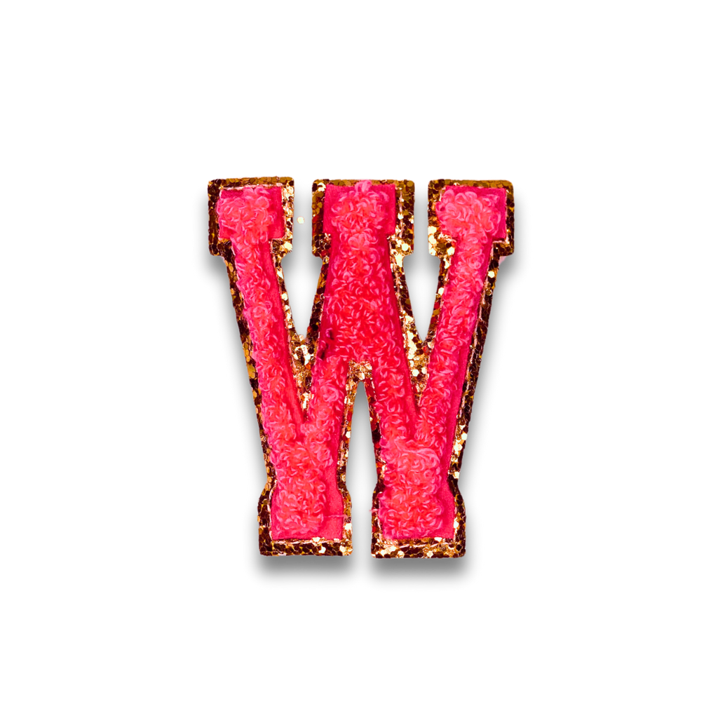 W - Letter Patch