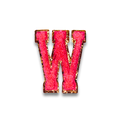 W - Letter Patch