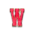 W - Letter Patch