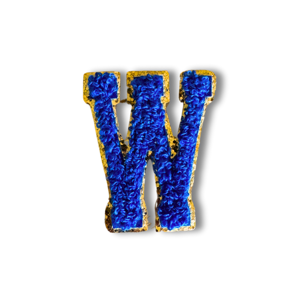 W - Letter Patch