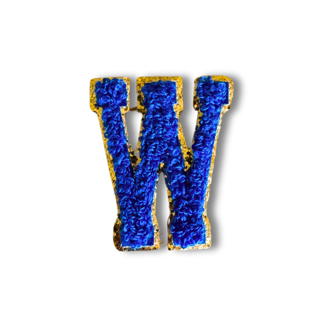 W - Letter Patch