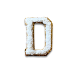 D - Letter Patch