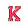 K - Letter Patch