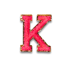 K - Letter Patch